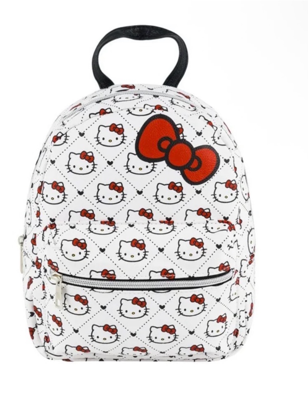 Hello Kitty White & Red All Over Print Mini Backpack *NWT